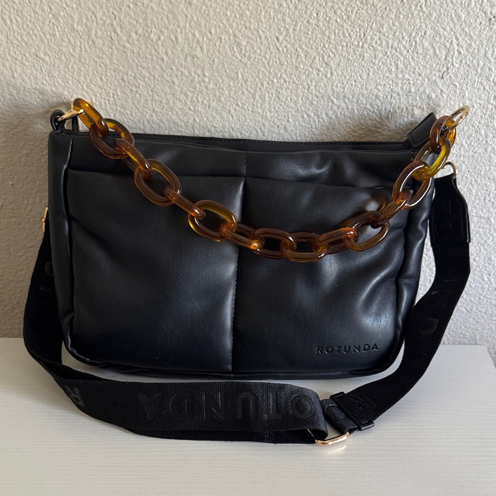 Rotunda Black Women's Bag with Strap